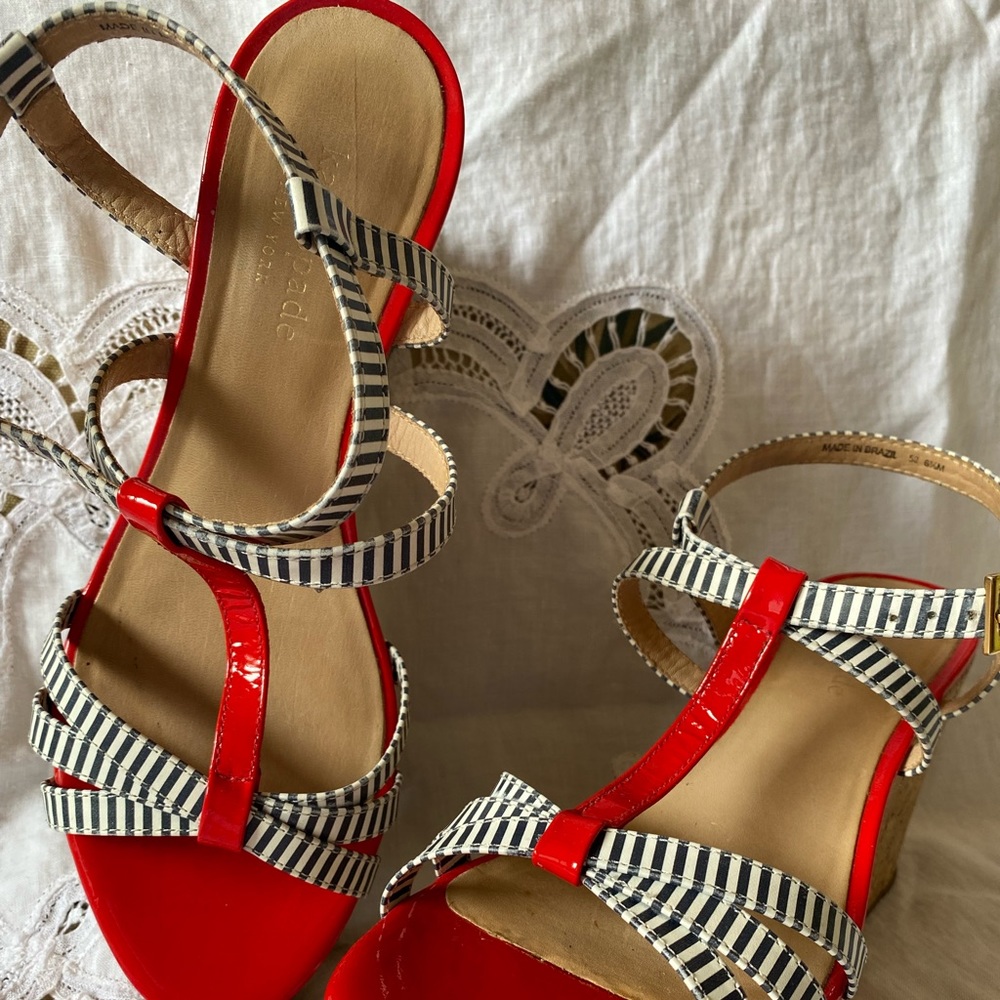 Kate Spade Wedges. 6.5 size in great condition. Wear just a few times.